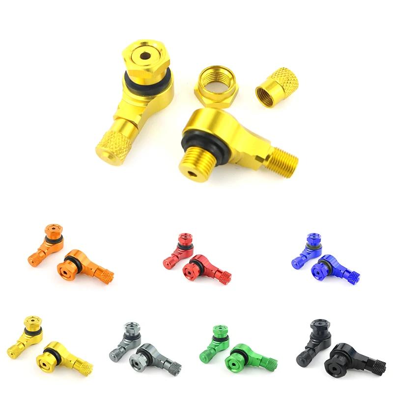 For Suzuki GSX 750S GSX1000S Katana GSX-S1000 GSX-S1000F 11.3 mm 2 PCS Tire Tyre Valves Tubeless Valve Stems Motorcycle Aluminum