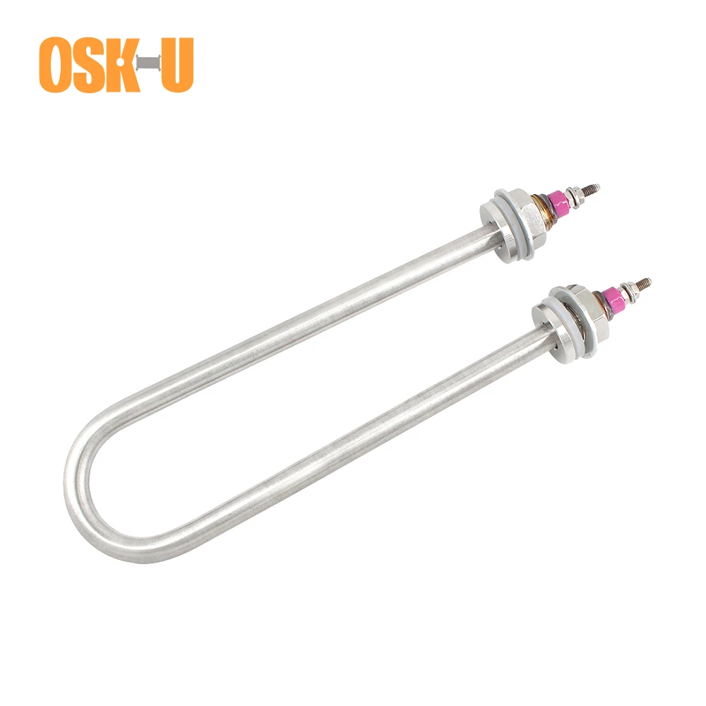 220V/380V Single U Shaped Heating Element M16 Thread 304SUS U type Heating Tube for Kitchen Appliance 1KW/1.5KW/2KW/3KW/4KW