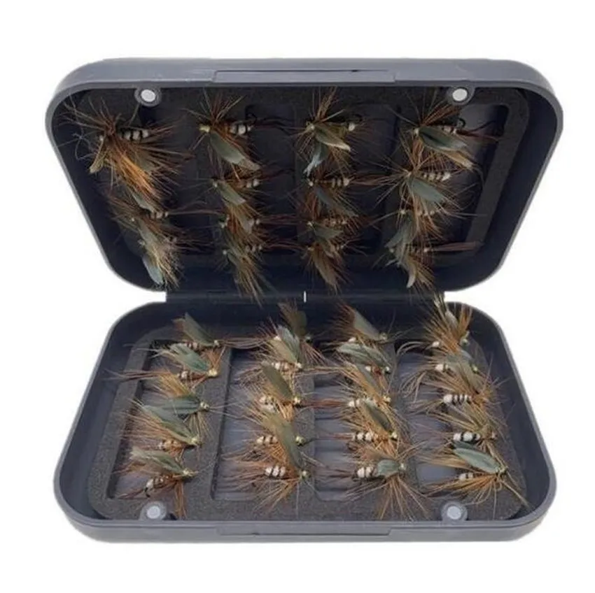 12/24Pcs Moskito Fly Fishing Flies Set Insekt Köder für Forelle Dry Fly Lure Kit Fly Angeln #12 – Detail 14