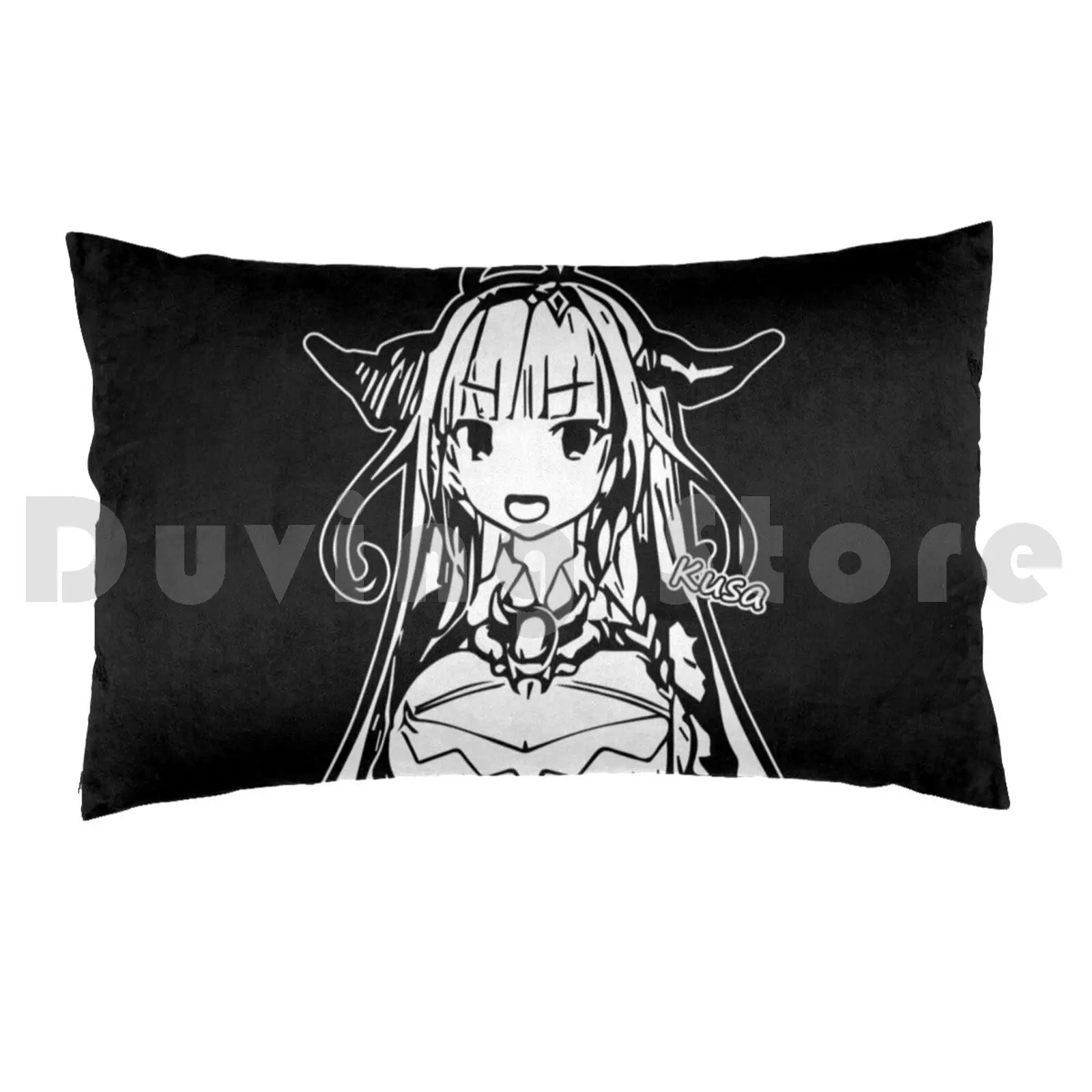 Kiryu Coco 4th Gen Hololive Pillow Case DIY 50*70 Kiryu Coco Coconut Hololive Hololive Coco Vtuber Hololive Coco