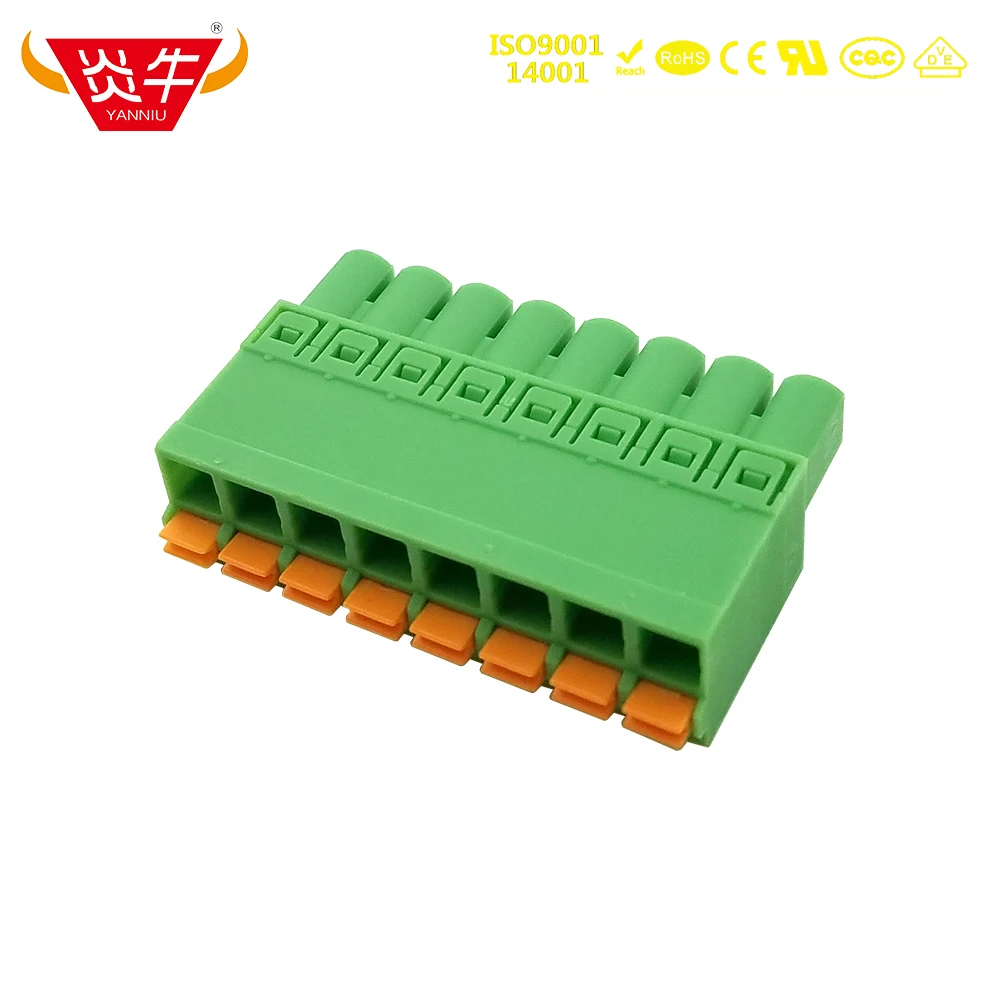 

10Pcs 5.08mm 2EDGKN KF2EDGKN 5.08 2P ~24P PCB PLUG-IN TEMINAL BLOCKS CONNECTOR FKCN 2,5/ 2-ST-5,08 PHOENIX CONTACT DEGSON