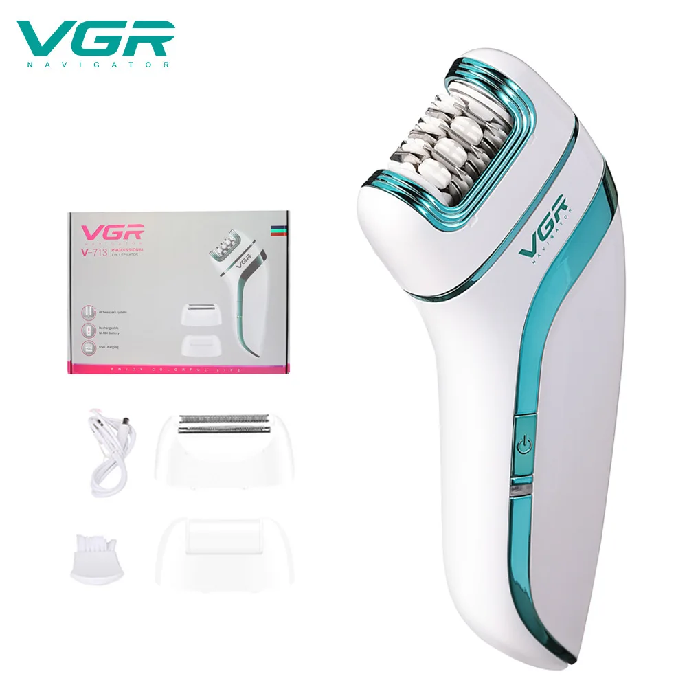 3 in 1 Rechargeable Epilator For Women Facial Hair Remover Female Epilator Face Depilation Leg Body Shaver Callus Remover