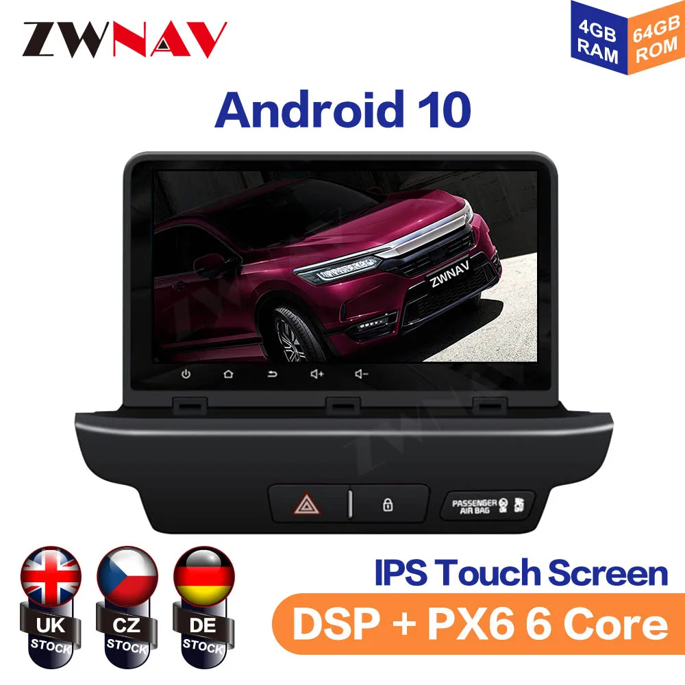 Android 10 4GB Car GPS Navigation DVD Player For KIA CEED 2019 2020 Car Stereo Radio Multimedia Player Auto Radio Head Unit DSP