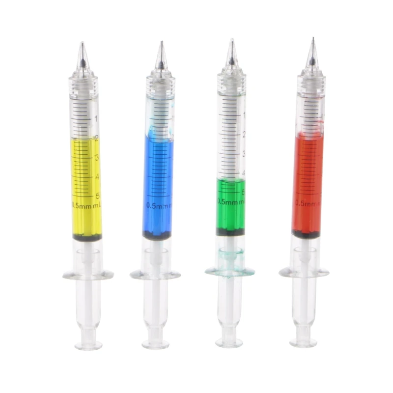 1Pc Needle Tube Syringe Shape Mechanical Pencil Office School Stationery