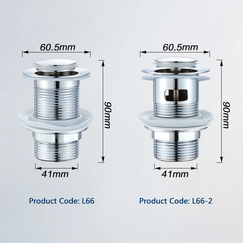 LEDEME Bathroom Vanities Basin Drain Filter Switch Controllable L66