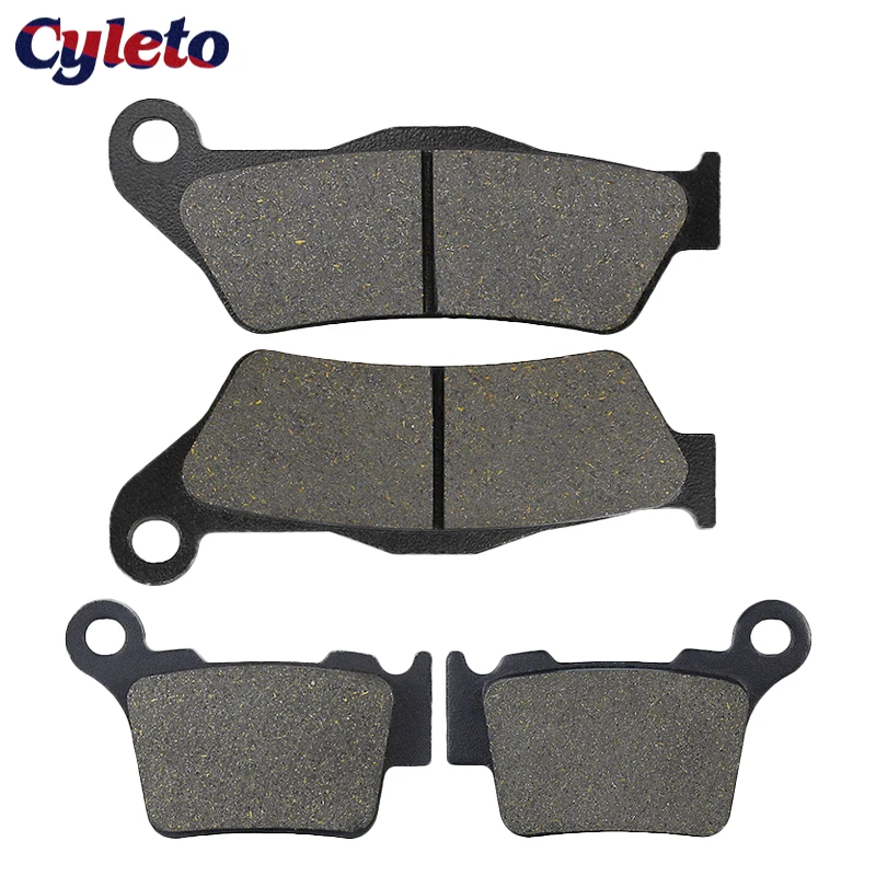 Motorcycle Front and Rear Brake Pads for Husaberg FE 250 350 390 450 501 570 TE 125 250 300 FX 450 2008 2009 2010 2011 2012 2013