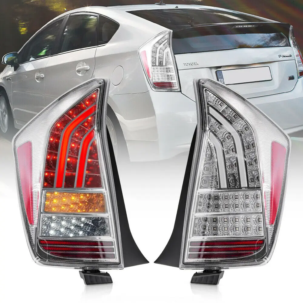 

2PCS LED Tail Light Assy for 2010 2011 2012 2013 2014 2015 Toyota Prius Hybrid Rear Turn Signal Reversing brake Fog Lamp