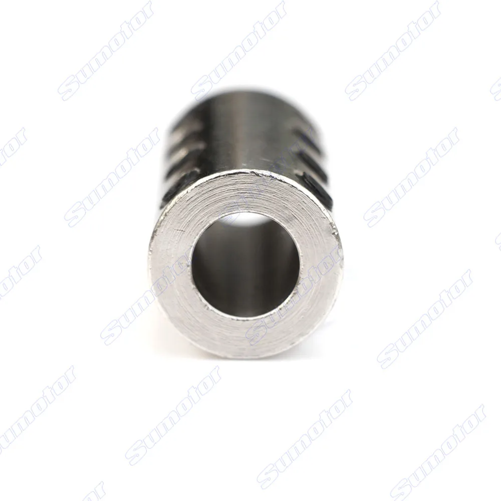 Long steel Rigid coupling Inner bore diameter 10mm 12mm*12mm 10mmx12mm OD 22mm L 46mm motor shaft connecting connection coupler