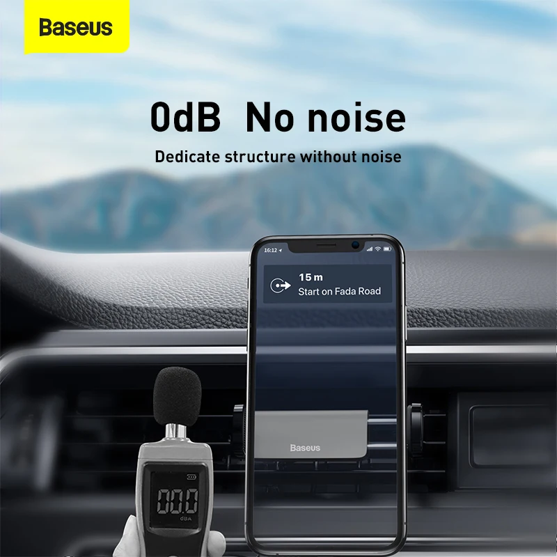 Baseus Air Vent Phone Holder for iPhone 15 14 Pro Max Samsung Xiaomi Auto Holder Support Cell Cellphone Mobile Phone Car Holder