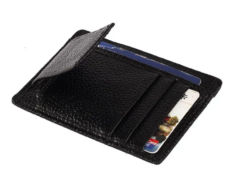 Stock Clearence Cow Genuine Leather Money Clip Fashion Leisure Men's Wallet Casual Unisex Coin Purses Dollar Clips Top Quality