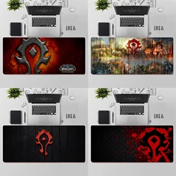 Gaming Mouse Pad Large Mouse Pad PC Gamer Computer Mouse Mat WOW World of Warcraft Horde Mousepad Keyboard Desk Mat Mause Pad