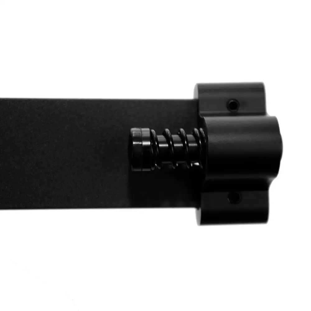 Gifsin-One Pair Sliding Barn Door Hardware Kit, Black Door Stoppers