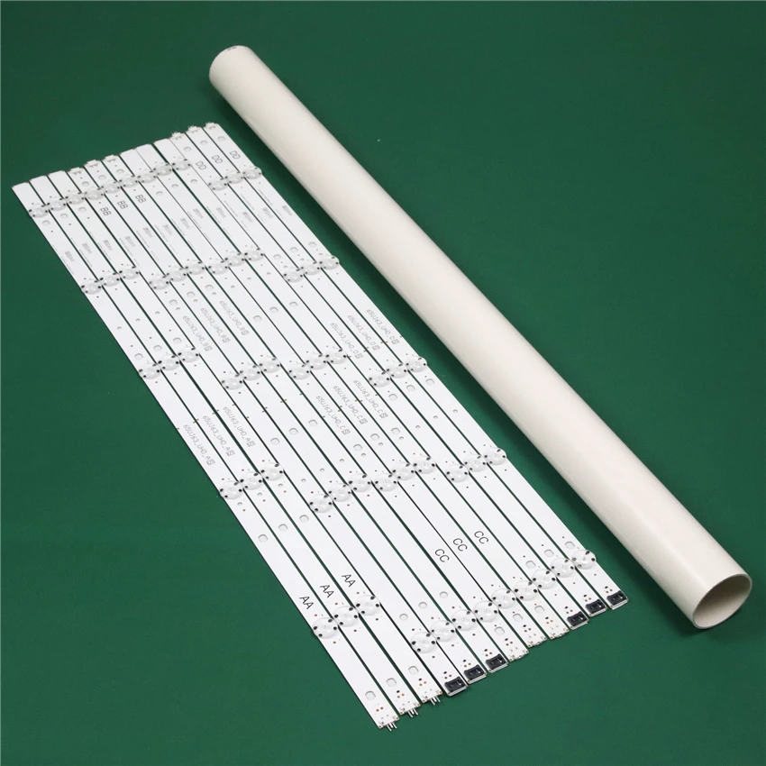 LED Bands For LG 65LJ5500 65LJ553T 65LJ554T 65LJ5550 TV LED Bars Backlight Strips 65UJ63_UHD Line Ruler Array Innotek 17Y 65inch