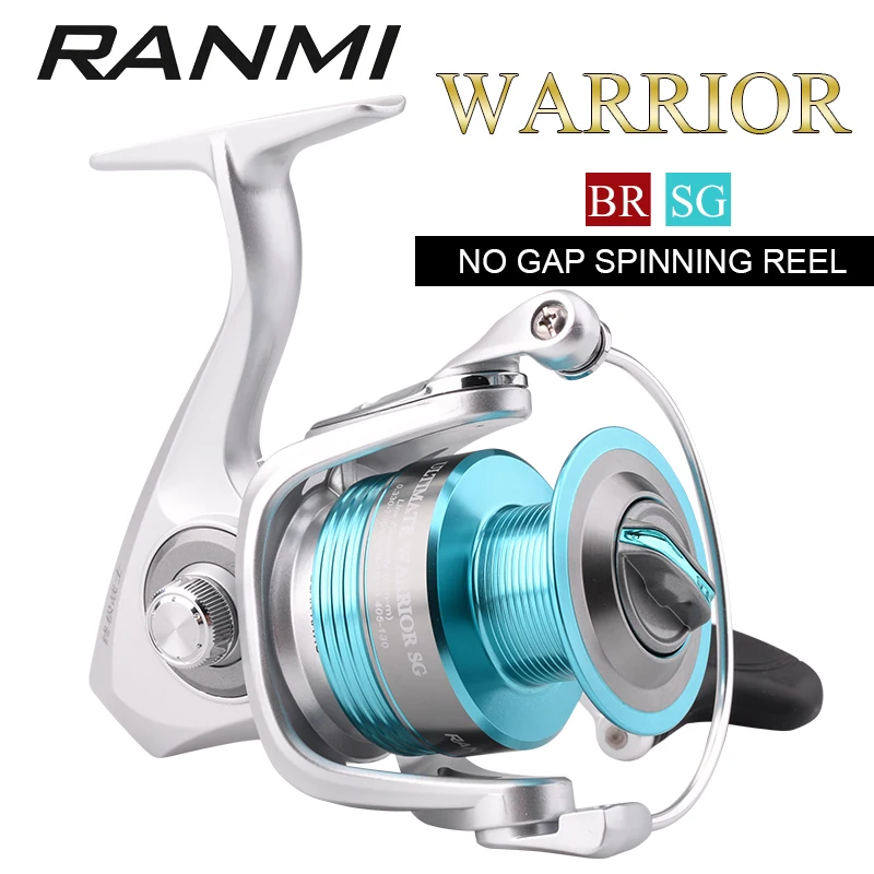 RYOBI RANMI Warrior 1000-6000 Spinning Fishing Reels 5/6BB Gear Ratio 5.1:1/5.0:1 Stainless Steel Bearing Saltwater Reel Fishing