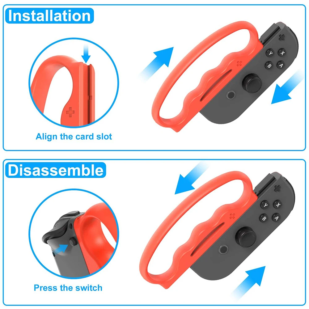 1คู่สำหรับ Nintendo Switch Joy Con Controller Hand Grips กับสายรัดข้อมือสำหรับฟิตเนสมวยเกมอุปกรณ์เสริม