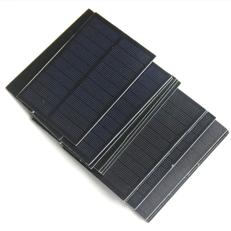 BUHESHUI 240mA 5V PET لوحة طاقة شمسية أحادية البلورية لتقوم بها بنفسك شاحن بالطاقة الشمسية ل 3.7 فولت بطارية دراسة أطقم 115*82 مللي متر 10 قطعة