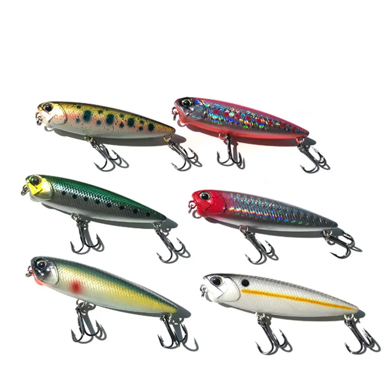 Señuelo duro de Pesca Artificial, cebo de lápiz de 65mm y 5,5g, StickBait, colores nuevos, Wobbler de fábrica, 1 unidad