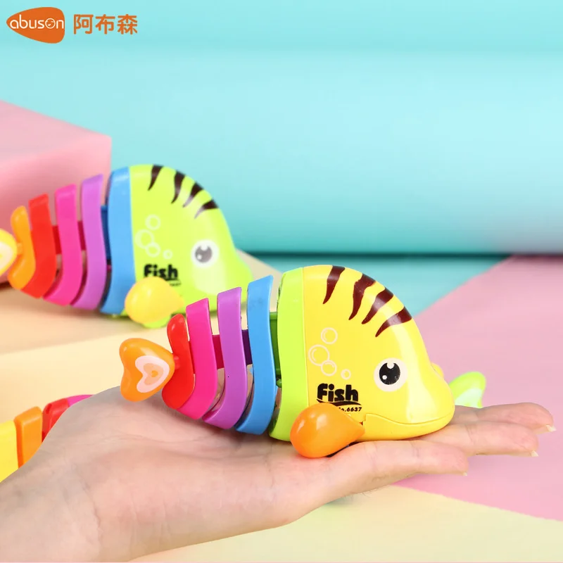 Baby Funny Kids Toys Spring Clockwork Toy Mini Pull Back Jumping Frog/Dog/Lion Wind Up Toys For Children Boys