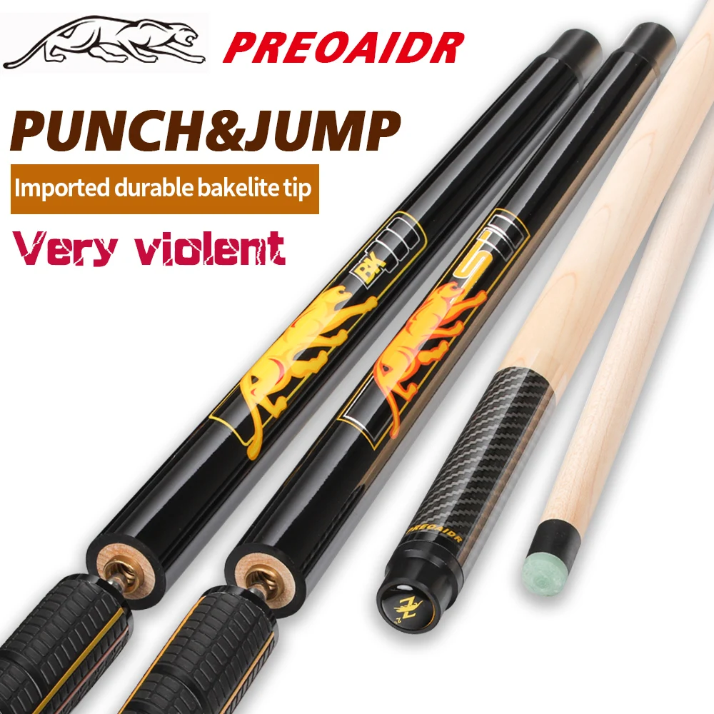 

PREOAIDR 3142 S2 BK3 Pool Punch & Jump Cue 13mm Tip Uni-loc Billiard Stick Break Jump Cues Sport Handle 147cm Length Cue China