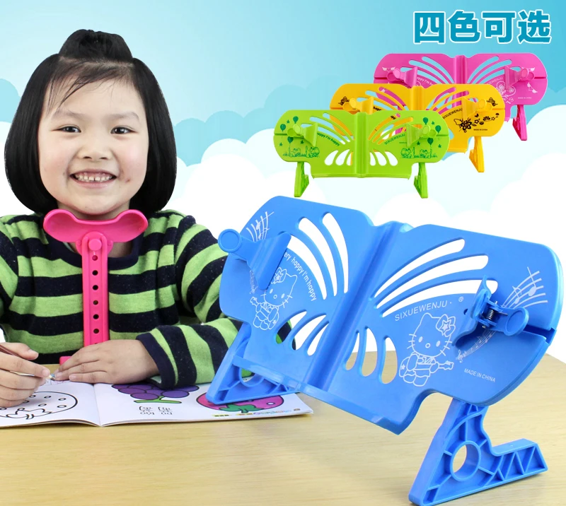 

Многофункциональная креативная книжная полка, стойка для чтения, часы, Детские зажимы, временные посты, студенческий держатель для документов с рамкой против близорукости