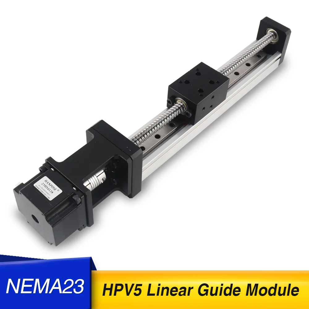 HPV5 NEMA23 NEMA17 Stepper motor 12MM 17HS4401S-SFU1204 V-Slot Linear ball screw module 23HS5628 Z-axis router Reprap 3D printer