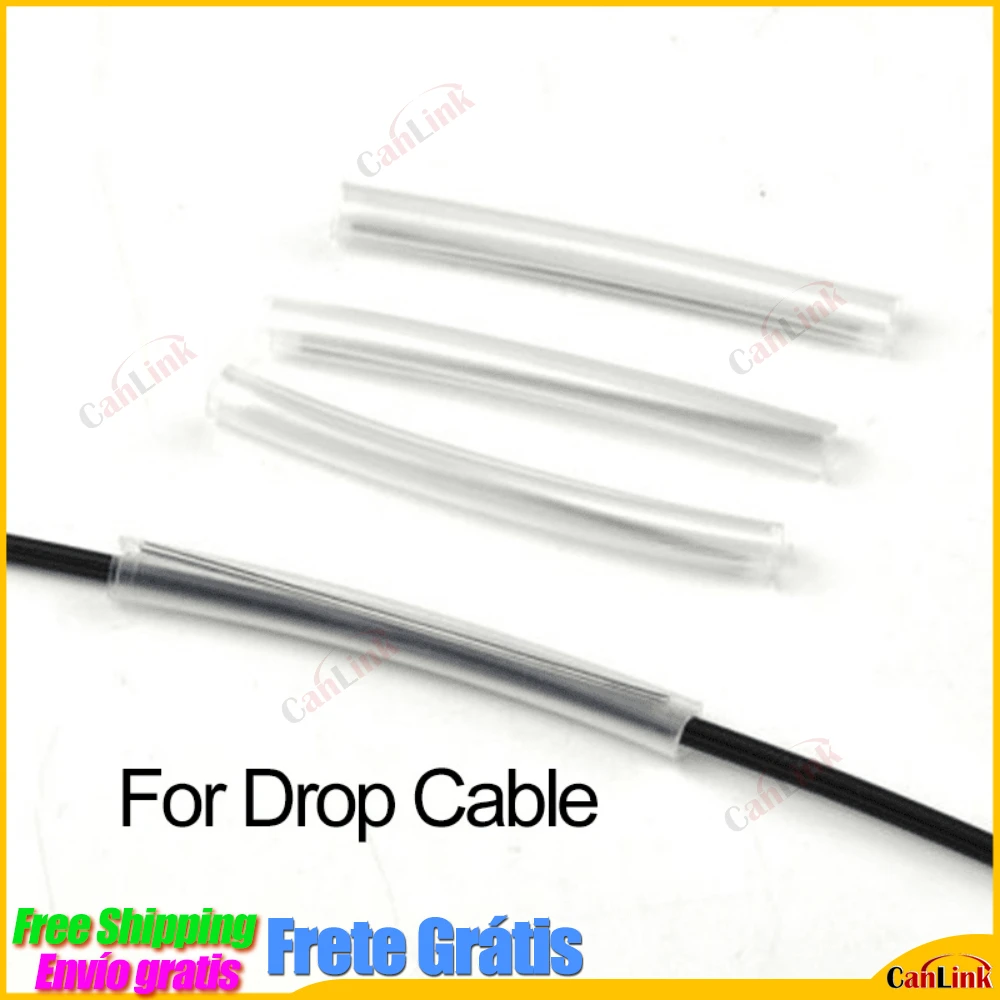 

1000pcs/lot Fiber Optic splicing sleevesmm 45mm*1.0mm FTTH heat shrink splice protector Heat Shrinkable Tube