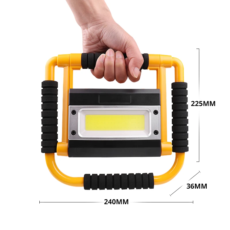 Super Bright Led Work Light USB Rechargeable Outdoor Folding Camping Lamp Portable Search Lantern COB LED Floodlight