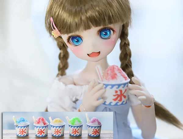 M0358 children handmade toy 1/6 1/3 1/4 uncle Doll BJD/SD doll clothes props Accessories Simulation Shaved Smoothie 1pcs