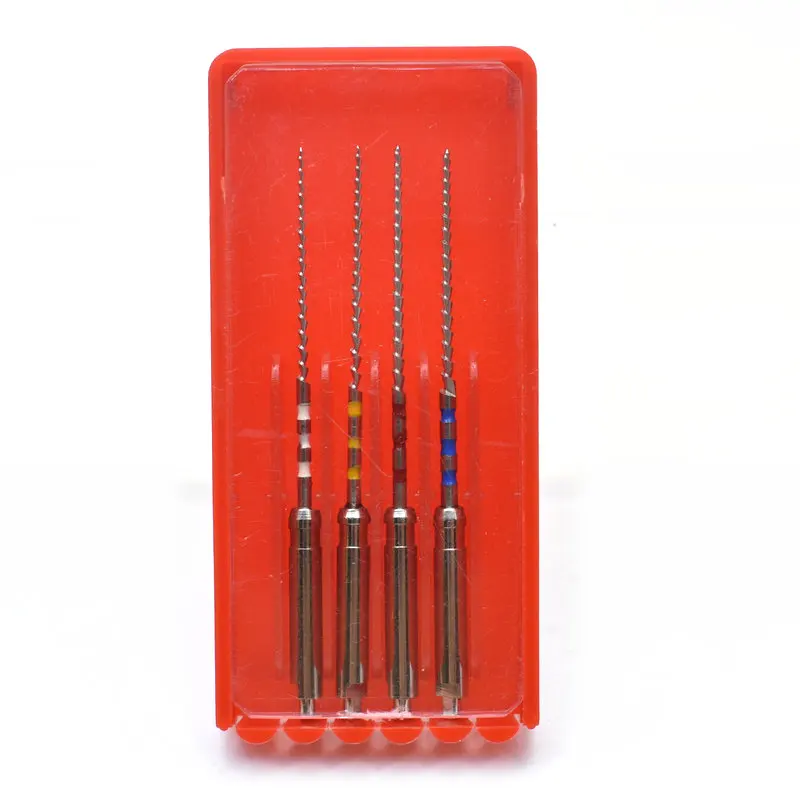 4PCS/Pack Dental Gutta Condensor Metal Drills Rotary Files Dental Clinic Instrument For Root Canal Treatment Dentist Tool