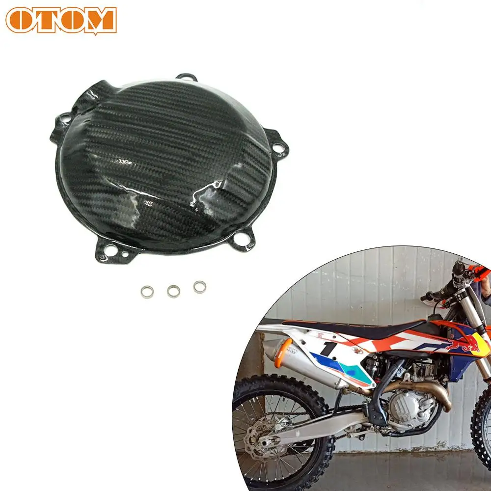 

OTOM Dirt Bike Motorcycle Engine Stator Clutch Cover Case Guard Black For KTM XCF450 SXF450 2016-2020 EXC XCW 450 500 2017-2020