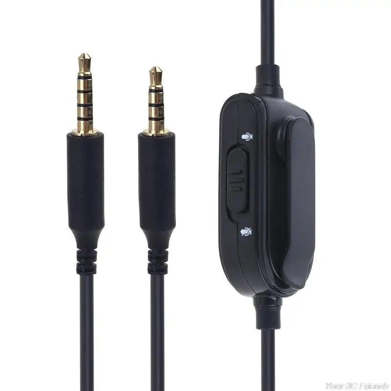 Replacement -Audio Cable For Astro A10 A40 Headphones Fits Many Headphones Microphone Volume Control D15 21 Dropship