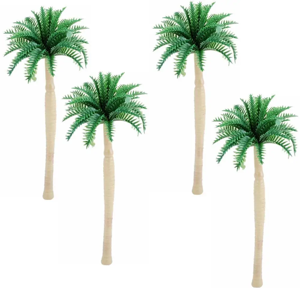 50 шт. 3,14 дюйма 1:150 модель кокосового дерева модель деревьев Plam модель поезда пейзаж архитектура деревья модель пейзаж без подставок