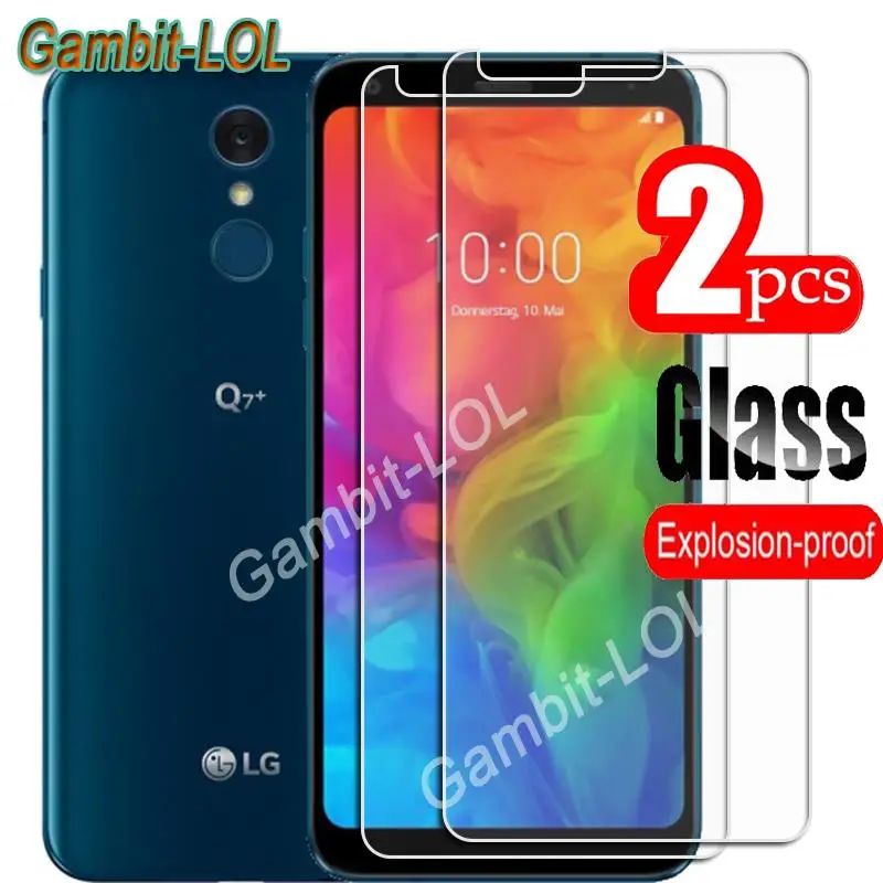 For LG Q7 Q7+ Q7α Plus Tempered Glass Protective ON LM-Q610 Q725L Q725K Q725S 5.5Inch Screen Protector Smart Phone Cover  Film