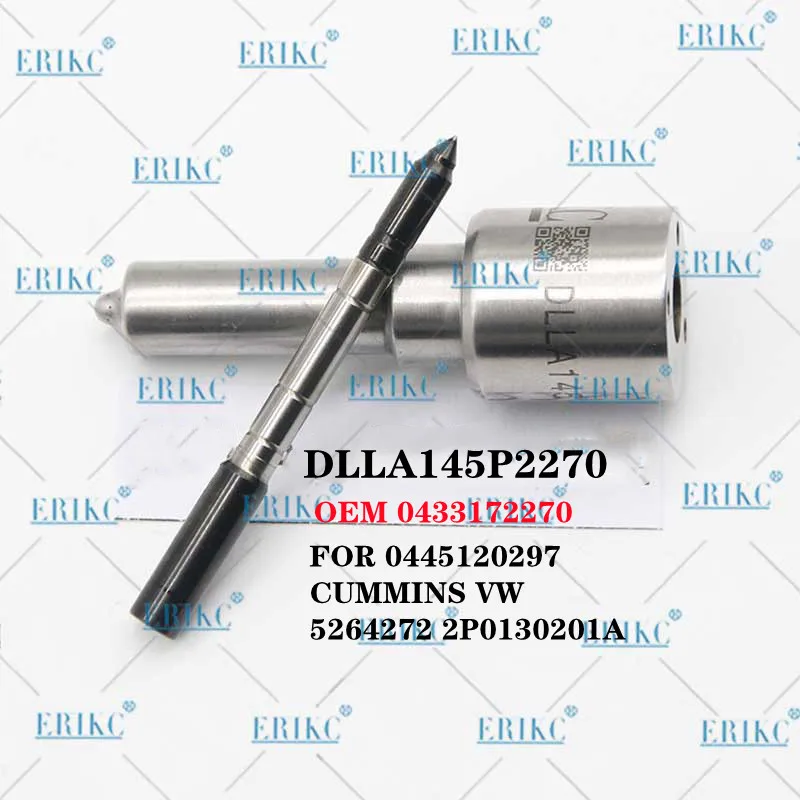 

ERIKC DLLA145P2270 Fuel Injector Parts Nozzle DLLA145P2270 OEM 0 433 172 270 FOR 0445120297 CUMMINS VW 5264272 2P0130201A