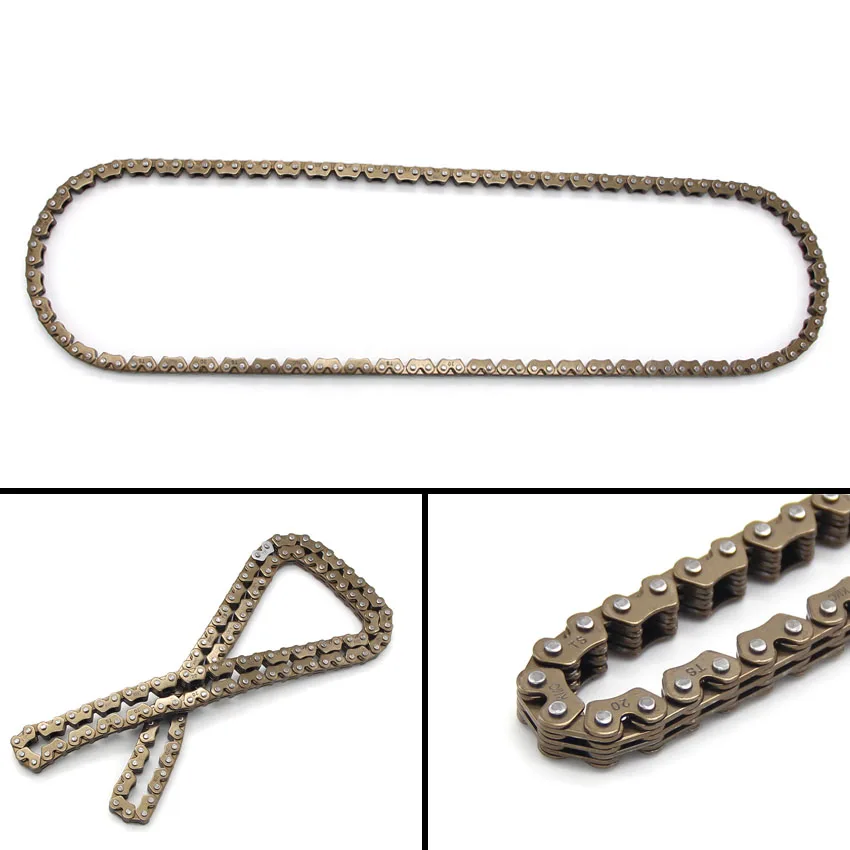 

Motorcycle Links Engine Time Cam Silent Timing Chain Link For Kawasaki KL250 STOCKMAN VN250 Eliminator 250V KL250 Super Sherpa