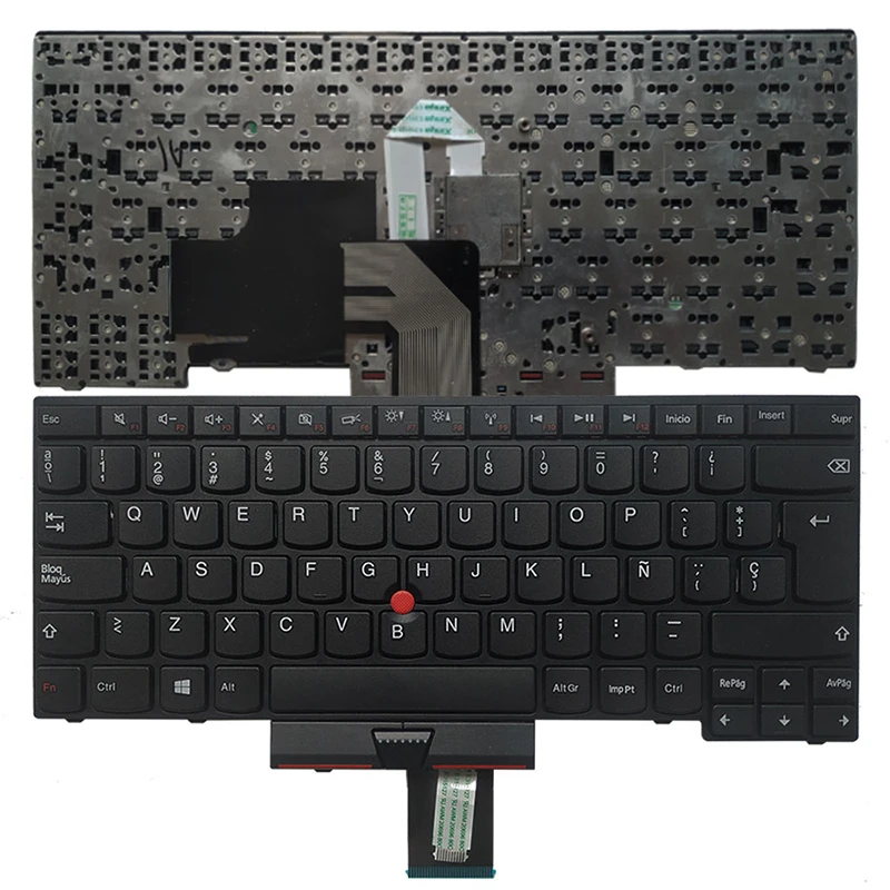 

New Laptop Spanish Keyboard For Lenovo ThinkPad E430 E430C E430S E330 S430 SP Keyboard No Backlit