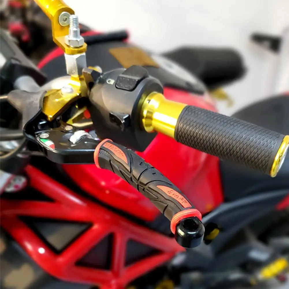 Motorrad Anti-slip Brems Griff Fahrrad Weiche Silikon Abdeckung Geändert Horn Abdeckung Griff RubberProtective Lenker Zubehör