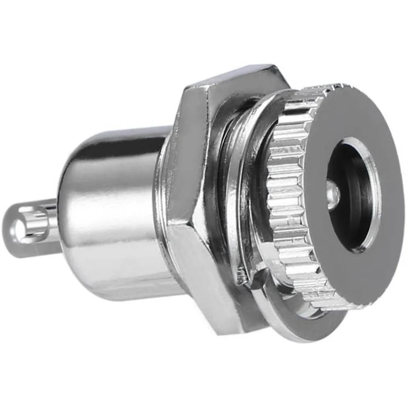 5個DC-099 5.5 × 2.1ミリメートル5.5*2.1 dc電源雌ソケットジャックパネルマウントコネクタアダプタと防水キャップ