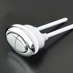 Toilet seats water tank ceramic cover vintage Dual button valve switch ABS plastic 75X50mm oval toilet Push button,JO21021