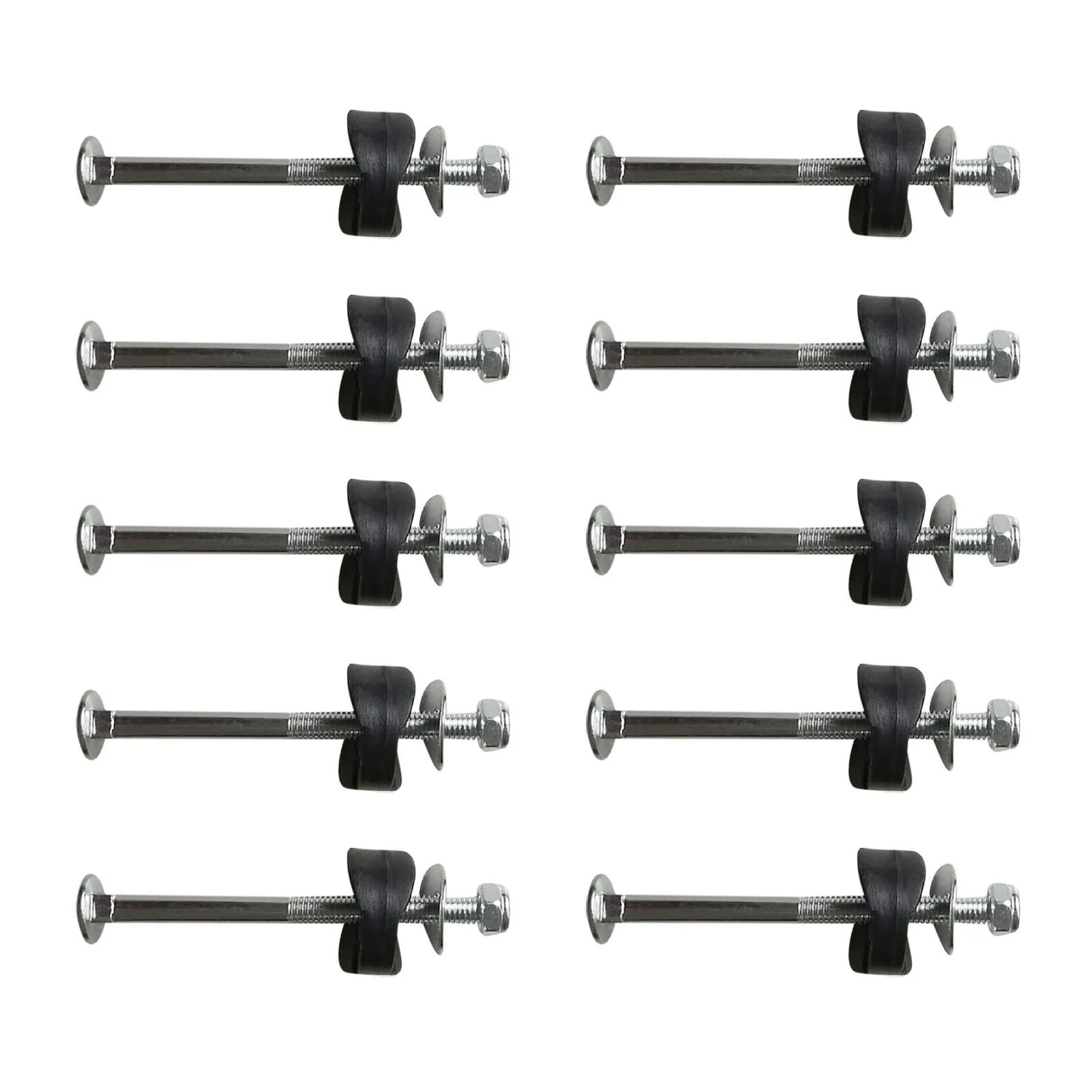 10pcs Trampoline Carriage Steel Truss Round Head Square Neck Carriage Bolt Coach Screw For Shelf Desk Furniture