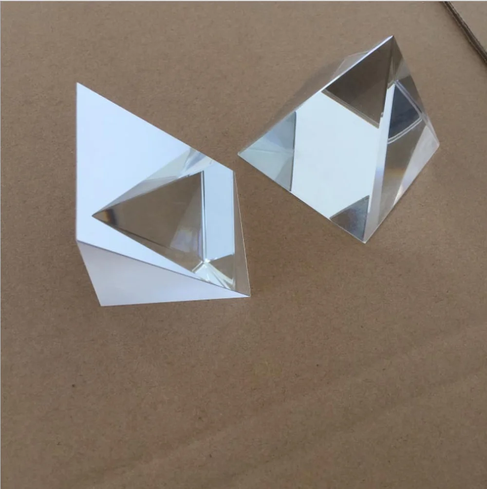 50*50*50mm Customization Measuring Instrument for  Optical K9 Material with External Reflecting Right Angle Triprism