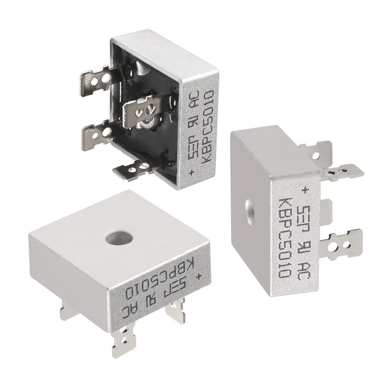 Diodo rectificador de puente KBPC5010 50A 1000V, circuito integrado Original, monofásico, 12 unids/lote