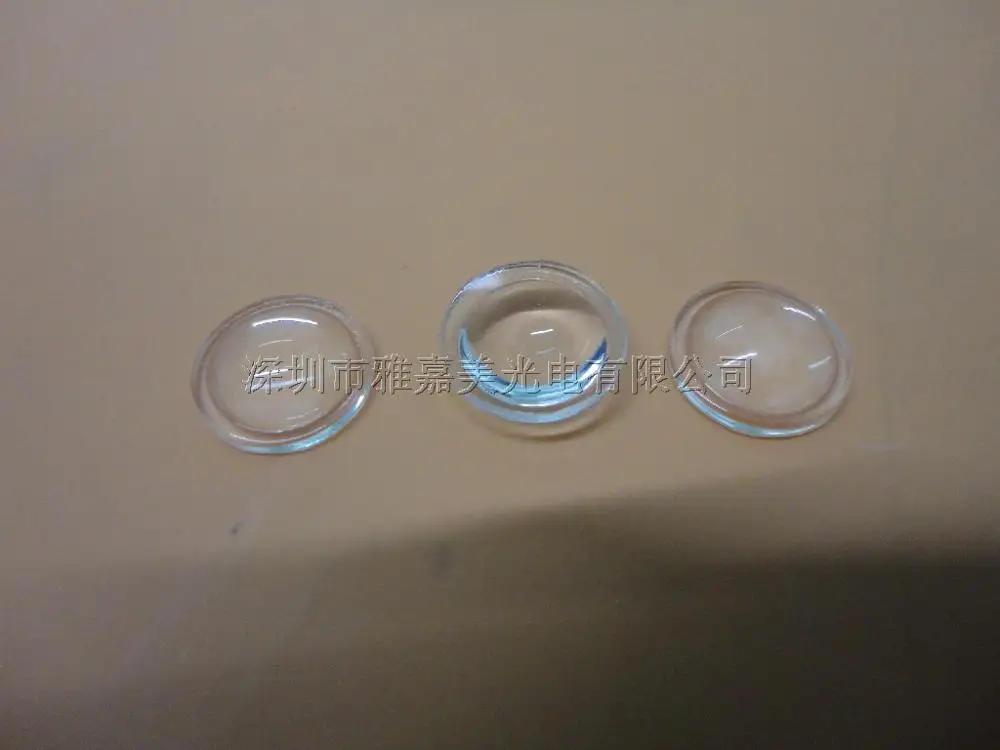 optical glass lens 12.5 MM 15MM 16MM 17MM 18MM 19.8MM Plano-Convex Lenses ,Power LED lens