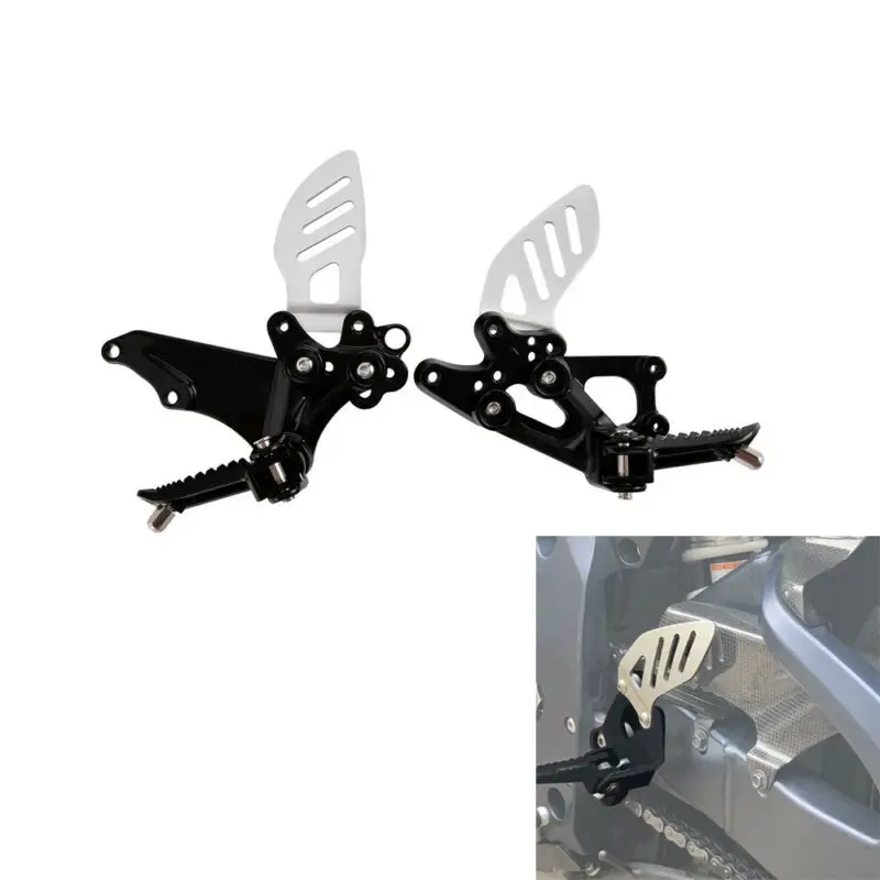 

Motorcycle Front Rider Footrest Foot Pegs Bracket For SUZUKI GSXR600 GSX-R750 2006-2010 GSXR 600 750