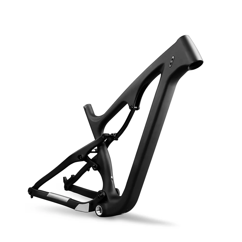 Hot sale 26ER Snow bicycle frame carbon fat bike frame suspension with travel 120mm BSA SN04