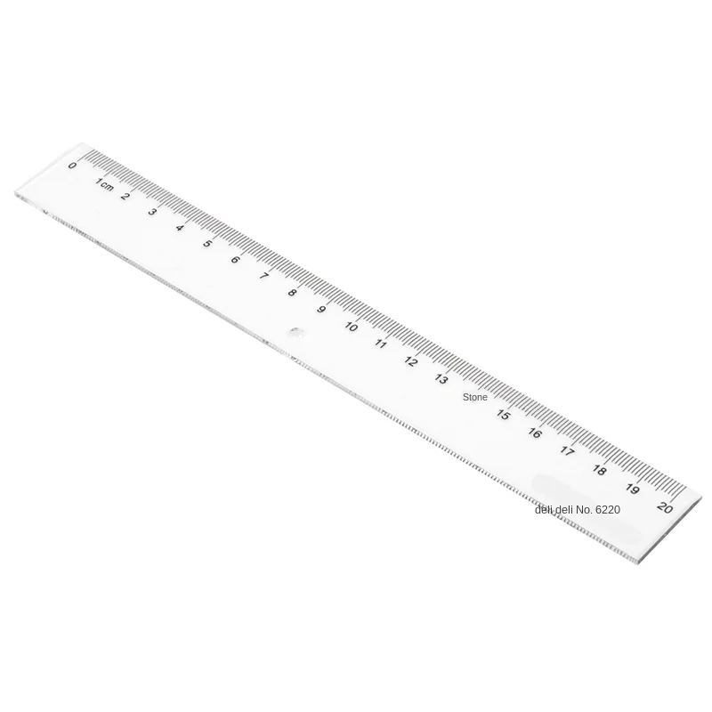 Plastic Ruler 20/30/40/50/60cm Multi-specification Ruler Student Office Drawing Straight Ruler Measurement Tools