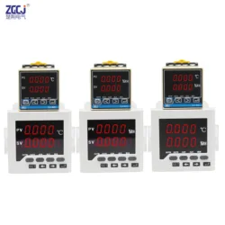 Digital temperature and humidity controller with sensor intelligent Din rail type panel type thermostat and Hygrometer