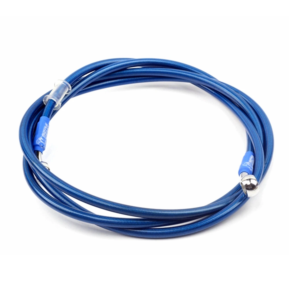 400mm To 2200mm Motorcycle M10 Banjo 28° Brake Hose Braided Steel Brake Clutch Oil Hose Line Pipe Fit ATV Dirt Pit Scooter Bike