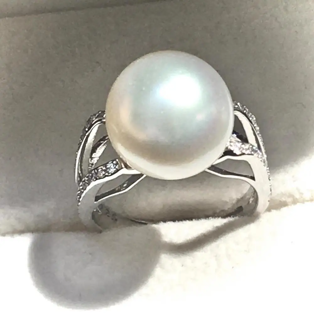 

Hot New Style 925 Sterling Silver Adjustable Ring Settings Findings Mountings Parts for Pearl Corals Jade Crystal, 5pcs/lot