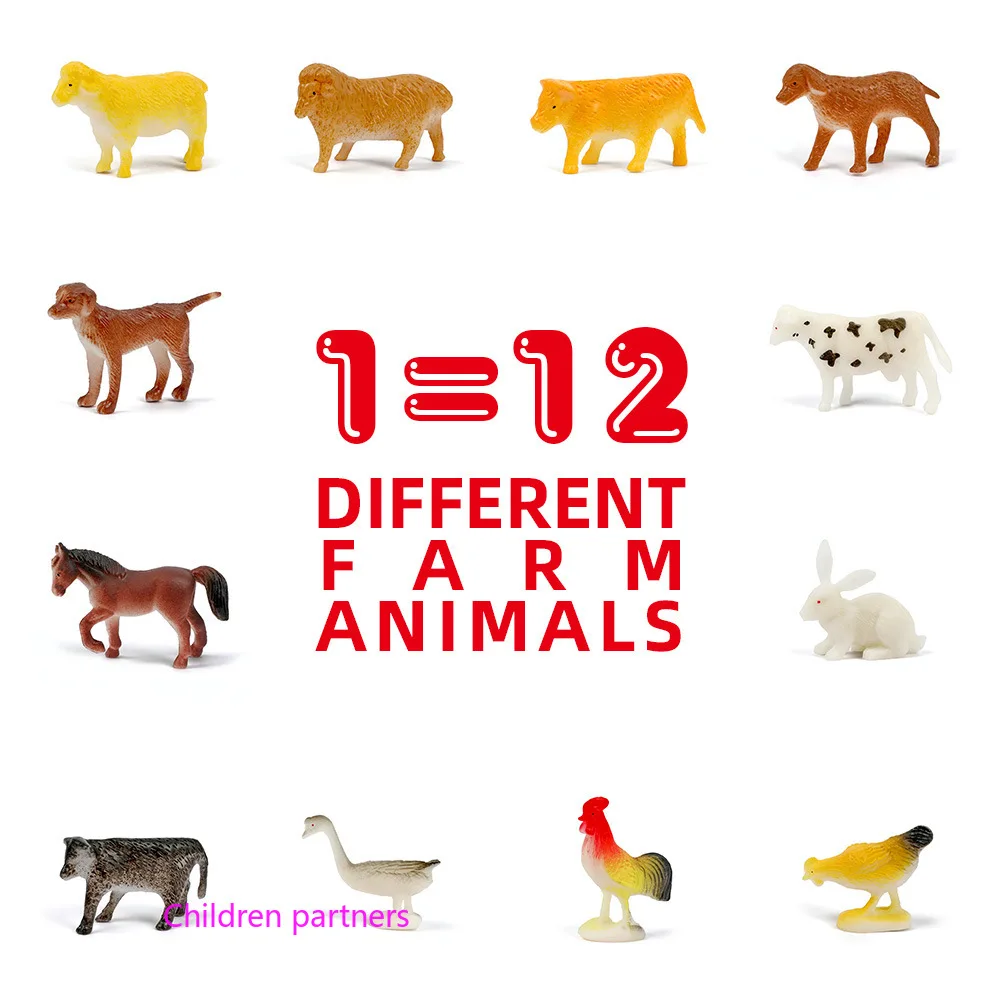 Making fun of toys and excavating new children\'s educational toys diy animal set holiday gifts